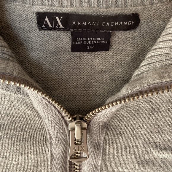 armani exchange half zip sweater - Picture 4 of 9